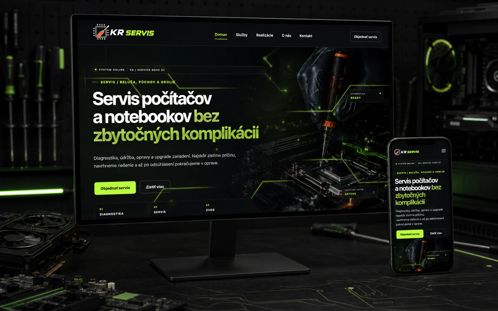 Prémiová prezentácia realizácie KR Servis